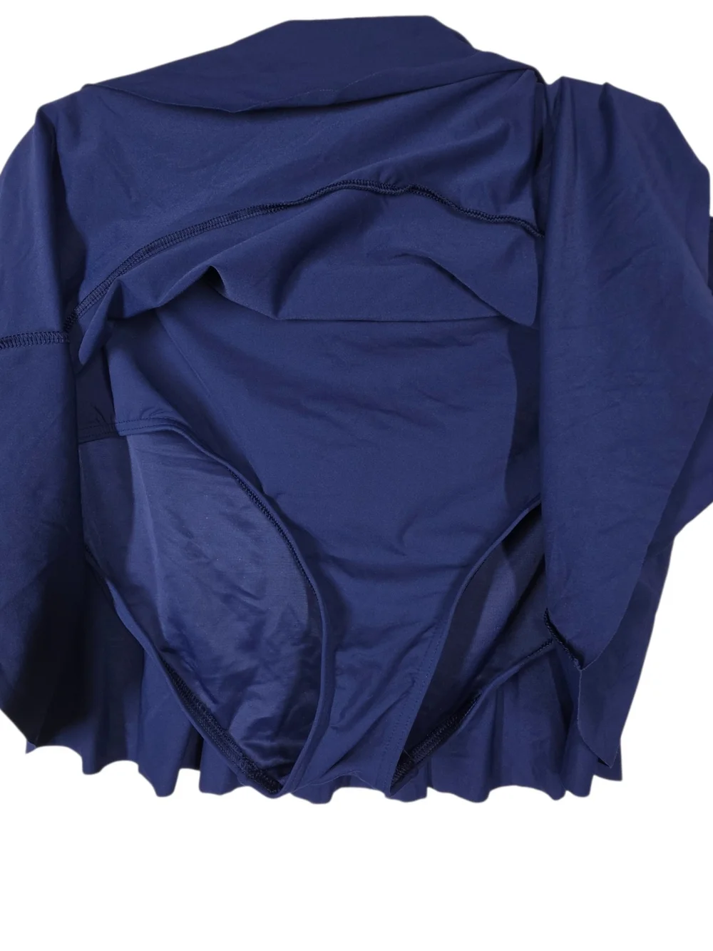 LANDS' END NAVY SWIM SKIRT - Picture 5 of 6